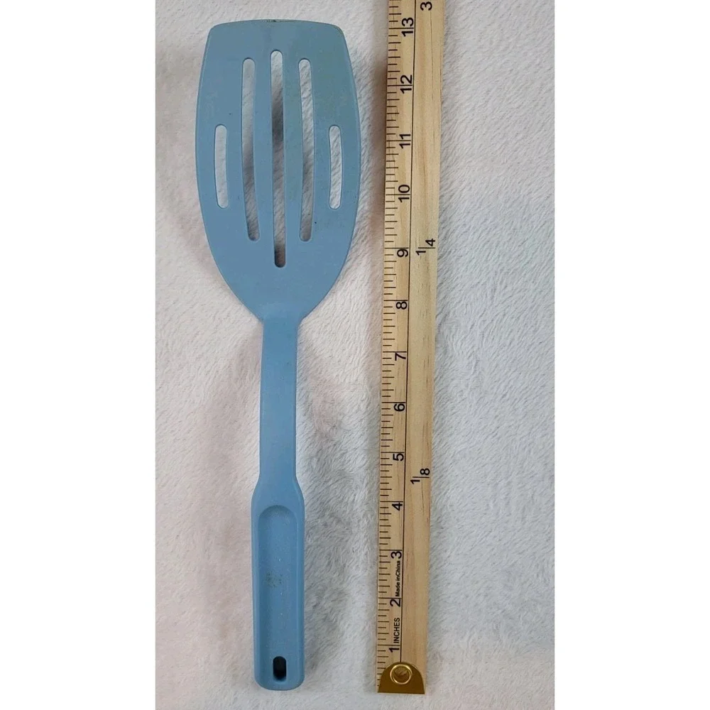 Pampered Chef Blue‎ Nylon Slotted Spatula 2351 12 3/4